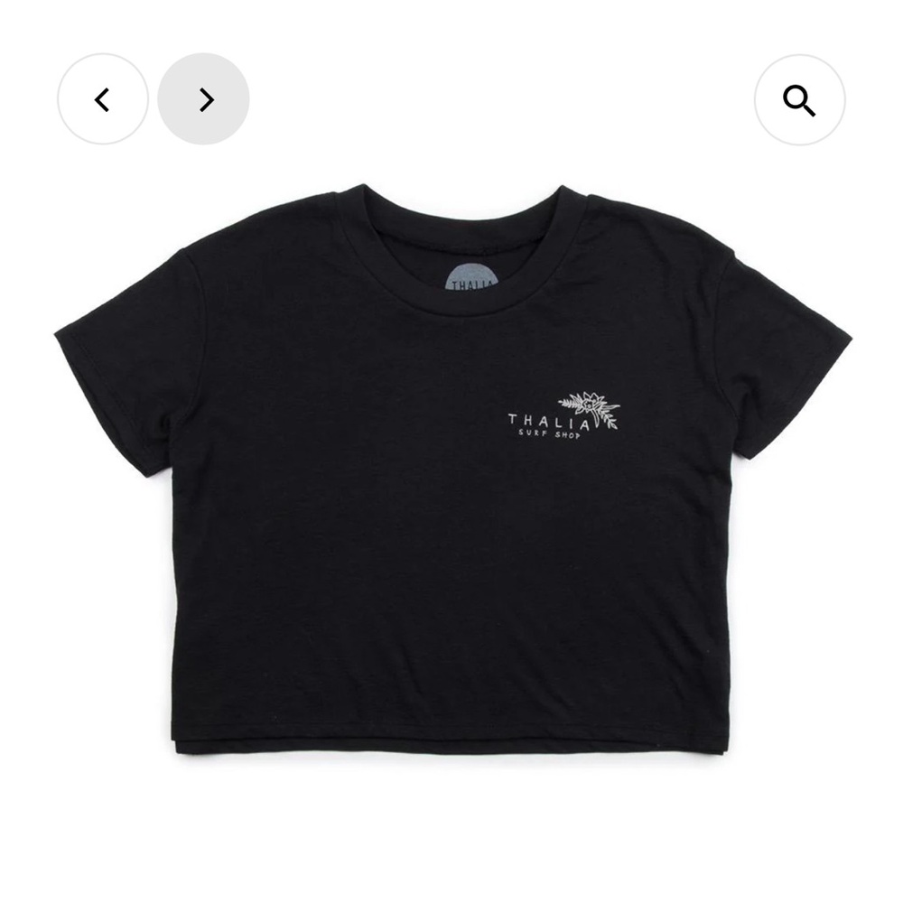 Thalia Crop Top Tee Size L